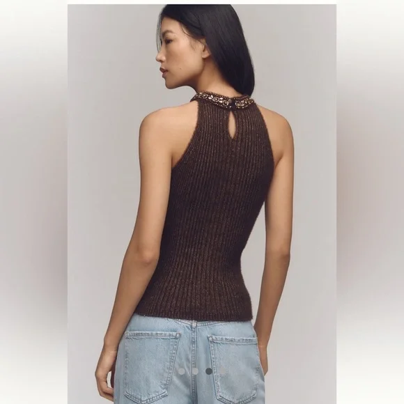 Anthropologie NWT Maeve Crystal Sweater
Cutout Tank size XL. - Picture 4 of 8